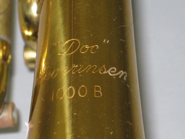 Vtg 80s Conn Doc Severinsen 1000B Signature Trumpet W/ Hard Case 7C Mouthpiece 3