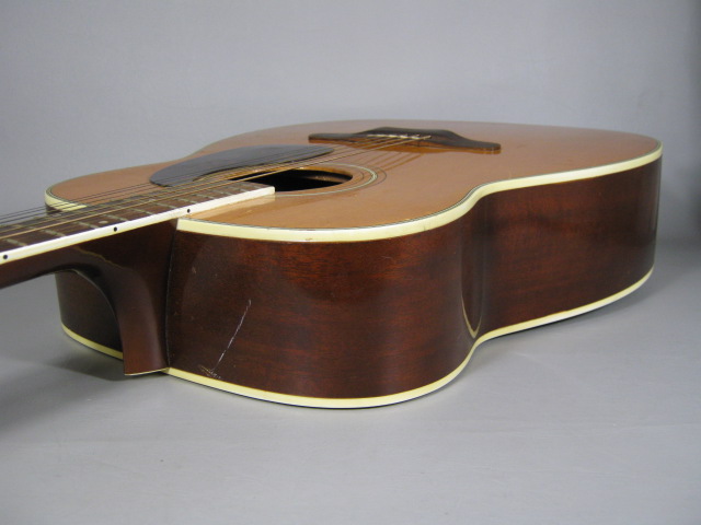 Vintage Original Harmony Sovereign H1260 Jumbo Acoustic Guitar NO RESERVE PRICE! 11