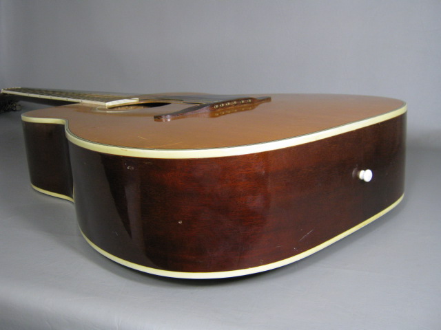 Vintage Original Harmony Sovereign H1260 Jumbo Acoustic Guitar NO RESERVE PRICE! 14