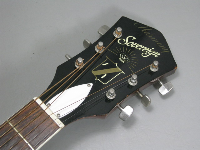 Vintage Original Harmony Sovereign H1260 Jumbo Acoustic Guitar NO RESERVE PRICE! 17