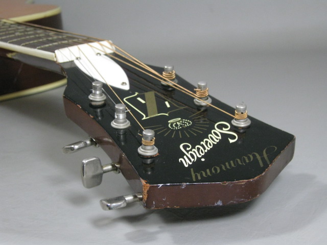 Vintage Original Harmony Sovereign H1260 Jumbo Acoustic Guitar NO RESERVE PRICE! 19