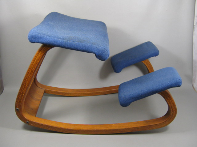 Vtg Peter Opsvik Stokke Balans Variable Ergonomic Mid-Century Modern Kneel Chair