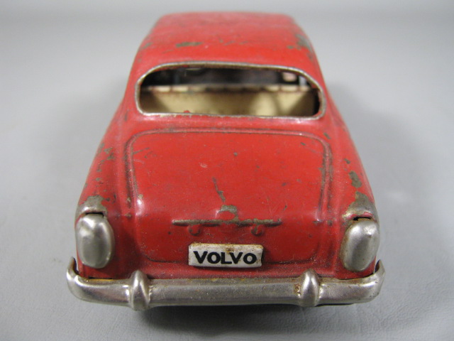 4 Toy Tin Litho Car Lot Marx Tootsietoy Buick Special Volvo Japan Friction NR! 9