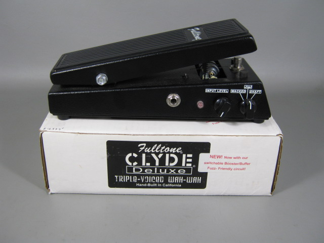 Fulltone Clyde Deluxe Triple Voiced Wah Wah Guitar Effects Pedal Mint Cond NR