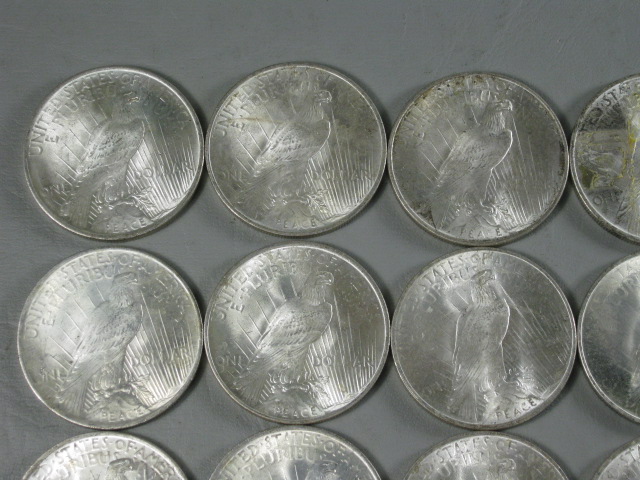 20 Silver Dollars Collection Set Lot 1899-O Morgan 1922-S 1923 Peace Cull NO RES 8