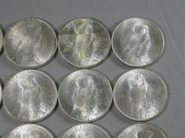 20 Silver Dollars Collection Set Lot 1899-O Morgan 1922-S 1923 Peace Cull NO RES 9