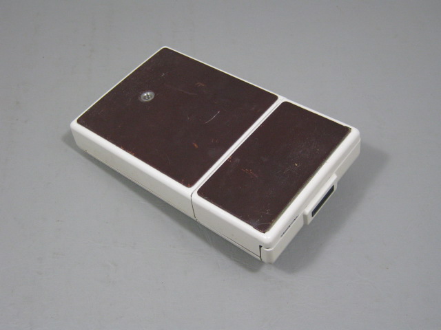 Vtg White Polaroid SX-70 Land Instant Film Camera Model 2 W/ Leather Case Tested 8