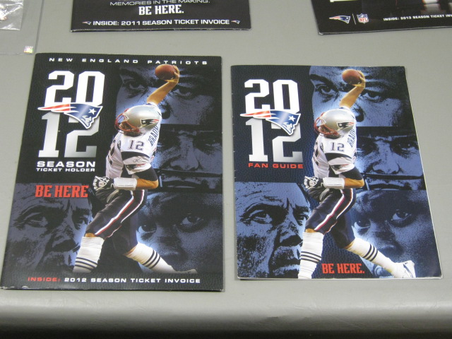 New England Patriots 2012 Season Tickets Full Set + AFC Champ Game + 2011 2013 + 11
