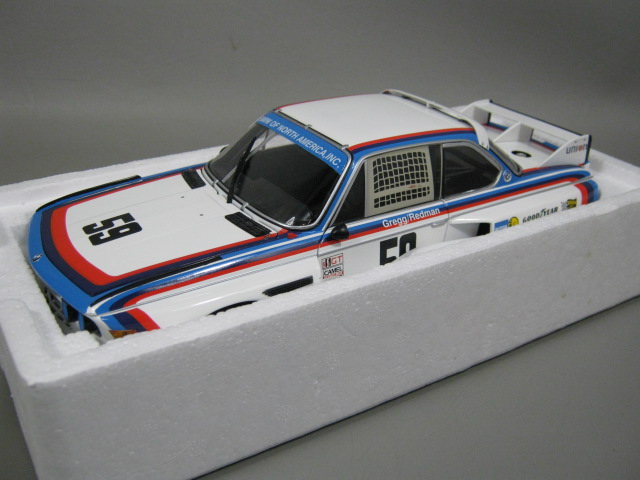 Minichamp BMW CSL 3.5 IMSA Winner Daytona 24 Hour 1976 1/18 Scale Diecast MIB NR 1