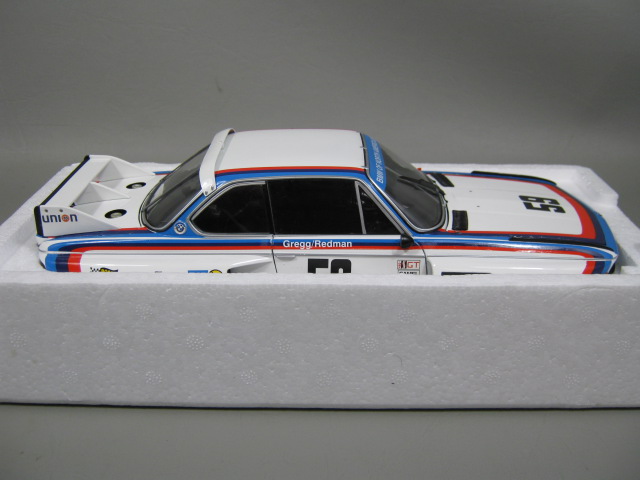 Minichamp BMW CSL 3.5 IMSA Winner Daytona 24 Hour 1976 1/18 Scale Diecast MIB NR 2