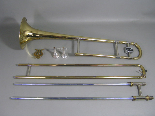 Reynolds Medalist Trombone With 2 Mouthpieces Vincent Bach 12C No Reserve Price! 1