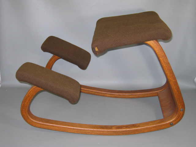 Vtg Peter Opsvik Stokke Balans Variable Danish Mid-Century Modern Kneeling Chair 4