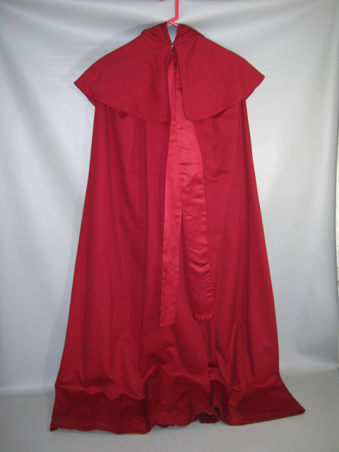 Rare Hart & Shepard Shaker Red Wool Silk Lined Dorothy Cloak Canterbury NH