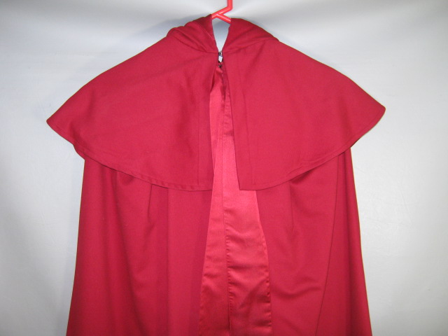 Rare Hart & Shepard Shaker Red Wool Silk Lined Dorothy Cloak Canterbury NH 1