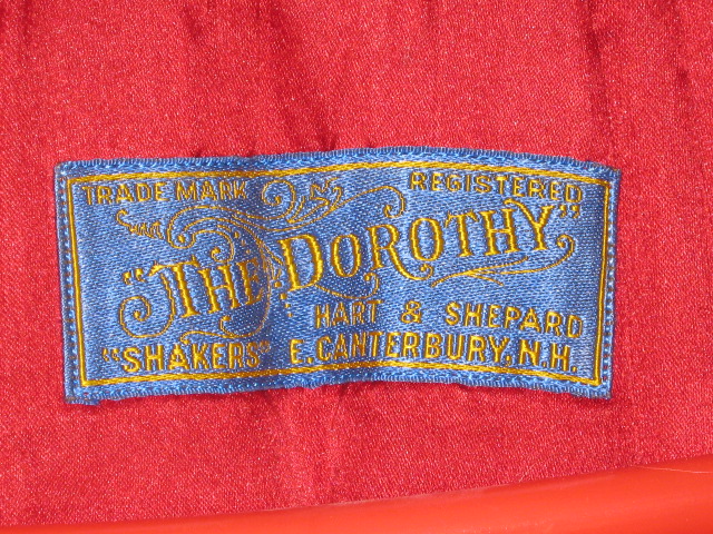 Rare Hart & Shepard Shaker Red Wool Silk Lined Dorothy Cloak Canterbury NH 3