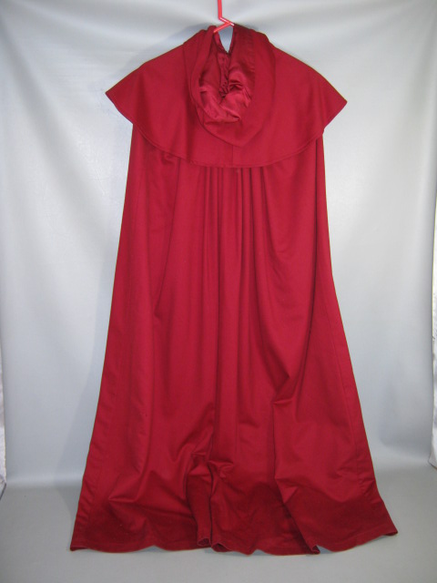 Rare Hart & Shepard Shaker Red Wool Silk Lined Dorothy Cloak Canterbury NH 5