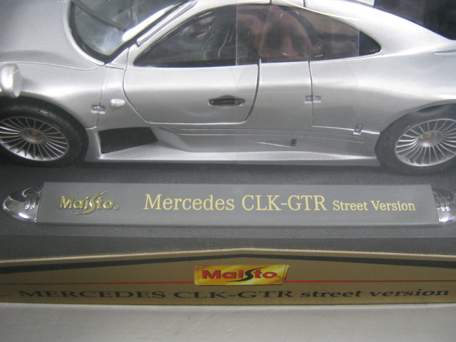 3 Maisto Mercedes Benz SLR McLaren CLK LM GTR Street 1/18 Scale Diecast No Res 8