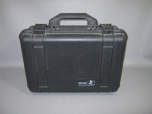 Pelican 1500 Hard Black Watertight Waterproof Protective Carry Case W/ Foam NR!!