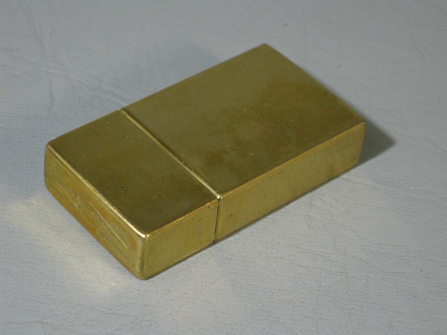 Vintage Gold Gillette Aristocrat Safety Razor Original Case With NOS Blades NR! 10