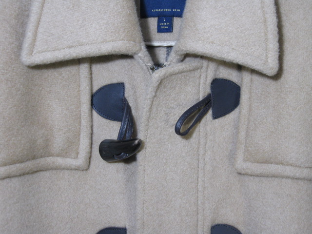 Brooks Brothers Camel Hair Toggle Coat Size Large Bone Buttons Plaid Lining NR! 2