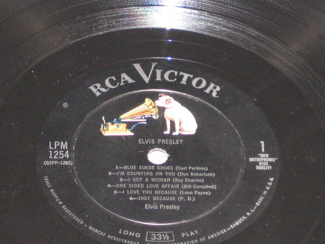 5 Vintage Elvis Presley LP Record Albums LPM 1254 1382+ 3