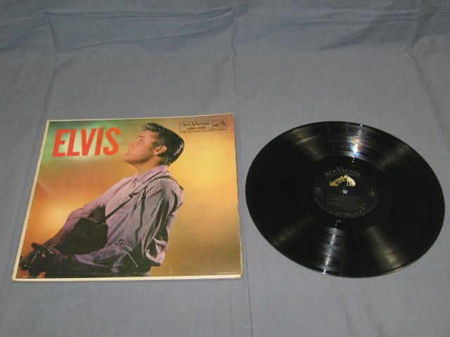 5 Vintage Elvis Presley LP Record Albums LPM 1254 1382+ 4