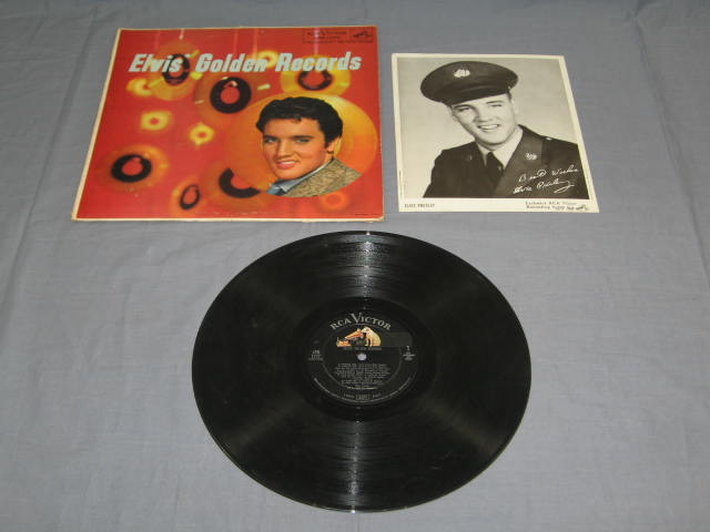 5 Vintage Elvis Presley LP Record Albums LPM 1254 1382+ 6