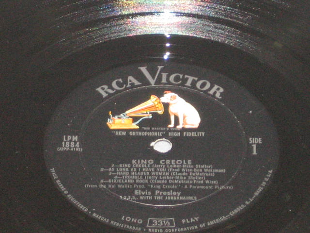 5 Vintage Elvis Presley LP Record Albums LPM 1254 1382+ 9