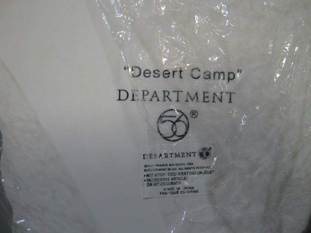 Dept 56 Desert Camp Little Town Of Bethlehem Heritage Village 59904 MIB No Res! 2
