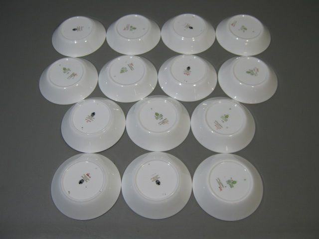 14 Wedgwood Appledore Bone China Pattern #W3257 Berry Fruit Bowls Set Lot 5" NR! 2