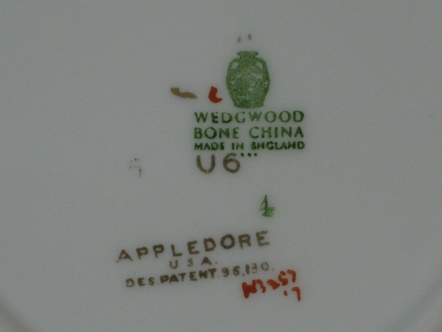 14 Wedgwood Appledore Bone China Pattern #W3257 Berry Fruit Bowls Set Lot 5" NR! 4