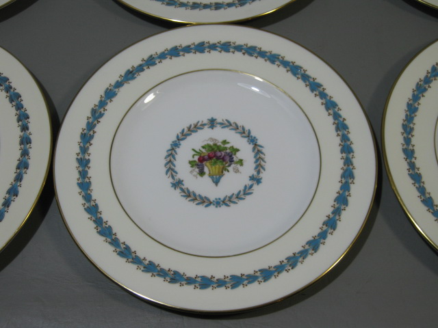12 Wedgwood Appledore Bone China Pattern #W3257 Salad Luncheon Plates Set Lot 8" 1
