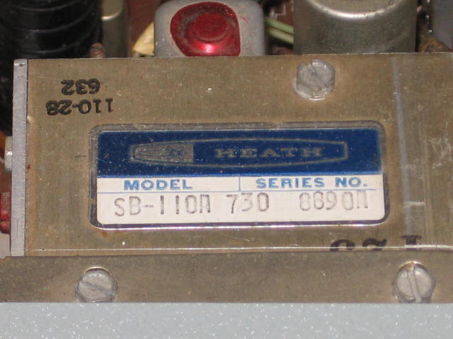 Heathkit SB-110a SSB/CW Amateur Ham Radio Transceiver 4