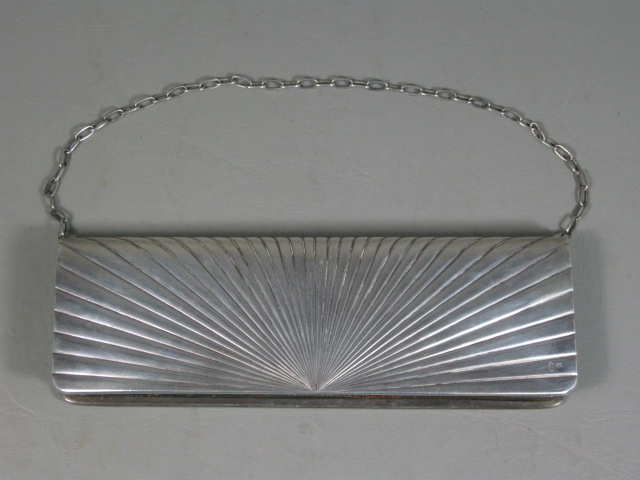 Antique 1908-26 Imperial Russian 84 Silver Signed Theatre Purse Clutch Bag 8" NR