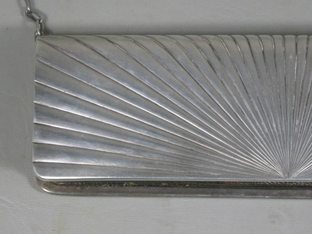 Antique 1908-26 Imperial Russian 84 Silver Signed Theatre Purse Clutch Bag 8" NR 1