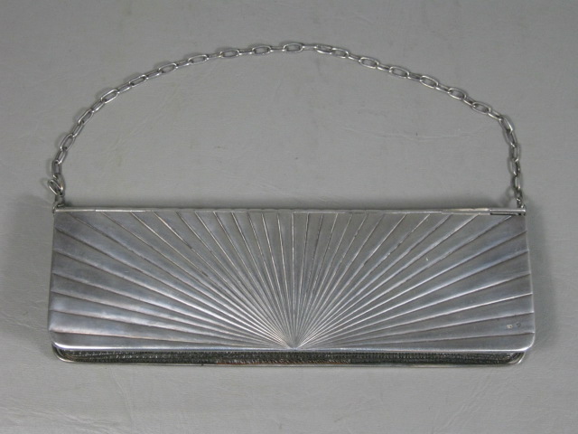 Antique 1908-26 Imperial Russian 84 Silver Signed Theatre Purse Clutch Bag 8" NR 4