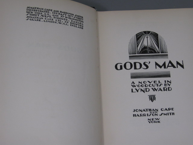 Vtg 1929 1st Edition Printing Gods
