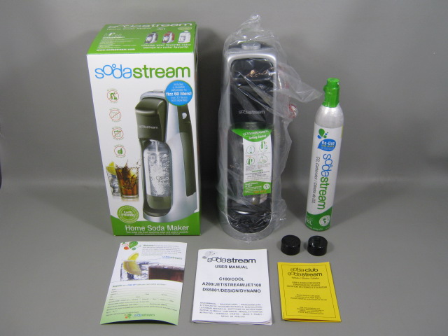 New Sodastream Home Soda Carbonated Drink Beverage Maker Kit Set A200 Jet In Box