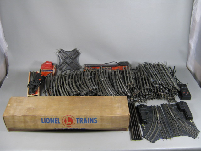 Vtg Lionel Model Train 108 Track Pieces Switches Bumper Trestle Set Railroad Lot