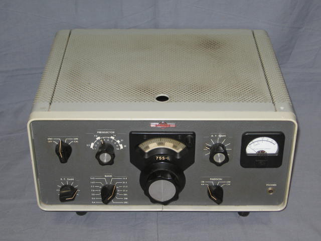 Collins 75S-1 Amateur HF Ham Radio Receiver VG Cond NR