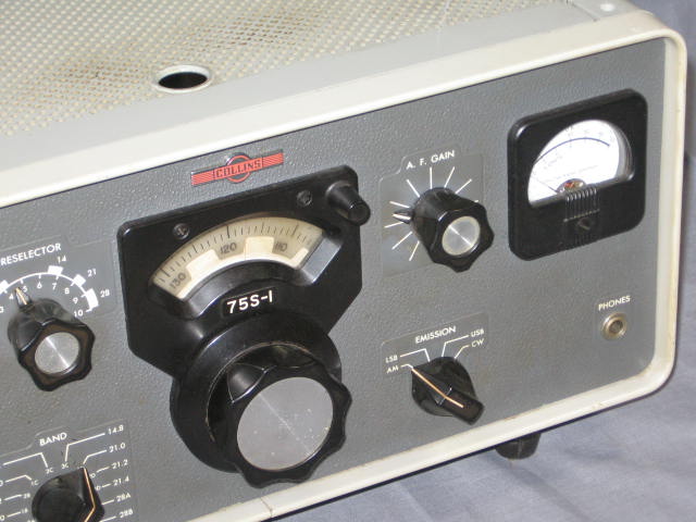 Collins 75S-1 Amateur HF Ham Radio Receiver VG Cond NR 2