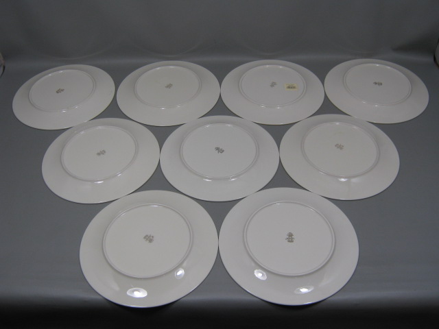 9 Lenox Dimension Collection Xmas Holiday Holly Berry Gold Dinner Plates Set Lot 3