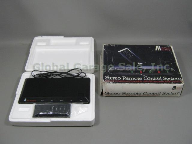 Vtg Acoustic Research AR SRC Stereo Remote Control System W/ Original Box + Foam