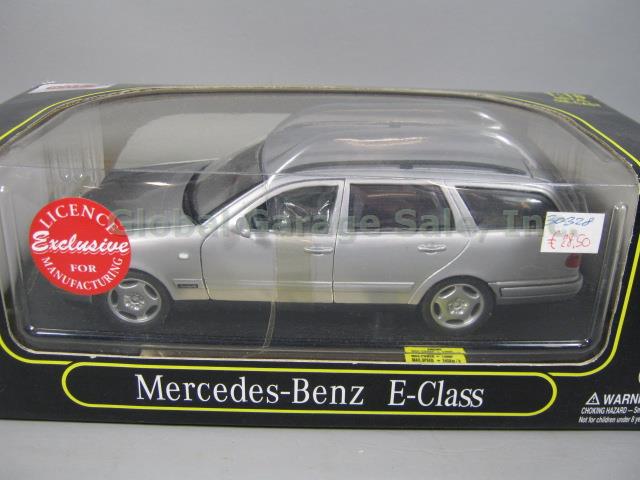 4 Mercedes Benz Diecast Cars C Class E Klasse SL500 Anson Kyosho 1/18 Scale MIB 3