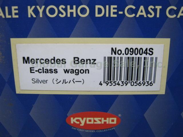 4 Mercedes Benz Diecast Cars C Class E Klasse SL500 Anson Kyosho 1/18 Scale MIB 6