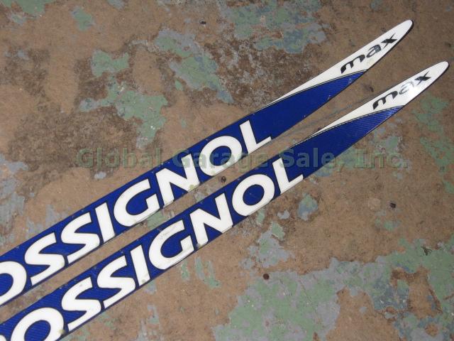 Used Rossignol Max CL Classic 198 Cross Country Skis Fischer SNS Profil Bindings 3