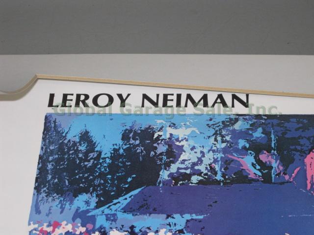 Leroy Neiman Saratoga Harness Commemorative Horse Racing Serigraph Print 1974 NR 2