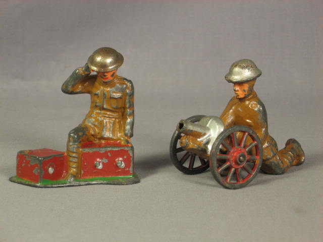 14 Lead Barclay WWI Toy Army Navy Military Soldier Lot 9