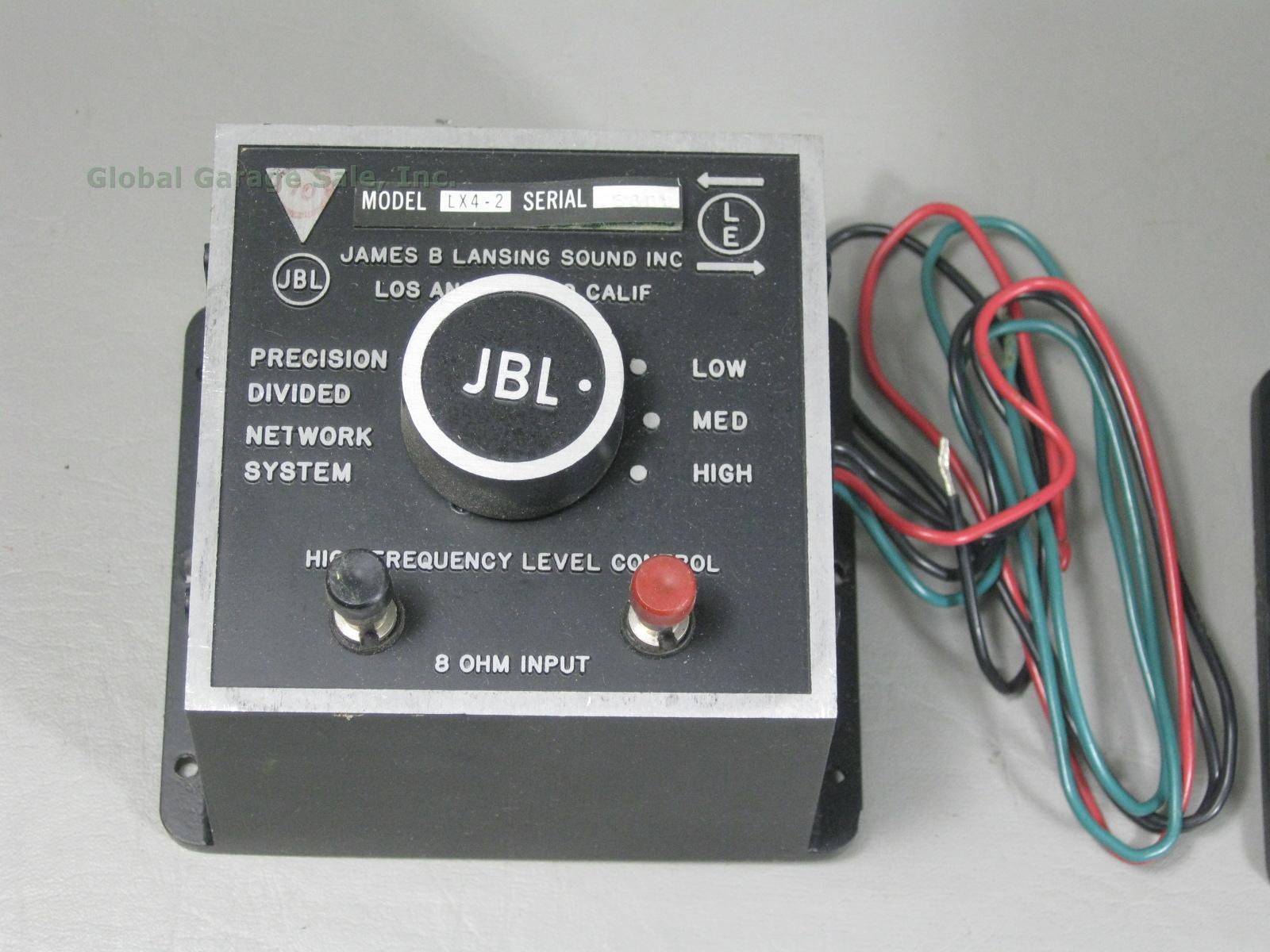 Matching Pair Vintage JBL Lancer 77 Stereo Speaker Crossovers LX4-2 Working! NR! 1