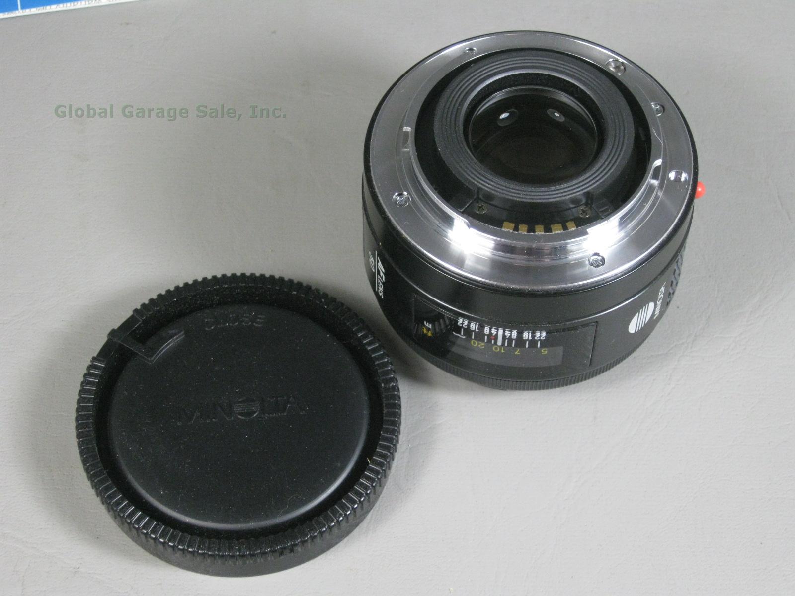 Minolta Maxxum 50 mm 50mm F/1.7 1:1.7 AF Camera Lens Also Fits Sony Alpha NR! 3